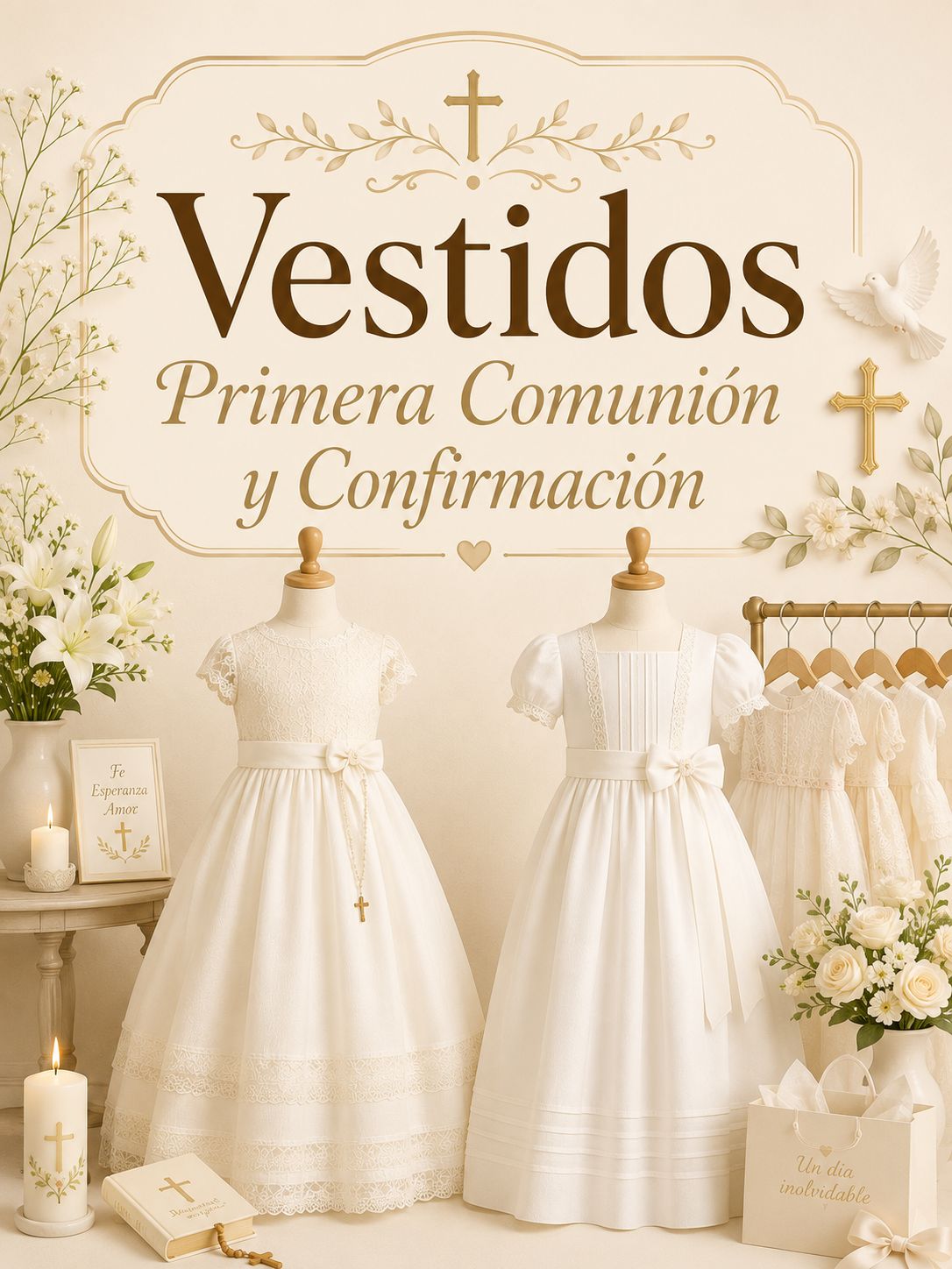 VESTIDOS PRIMERA COMUNION Y CONFIRMACION